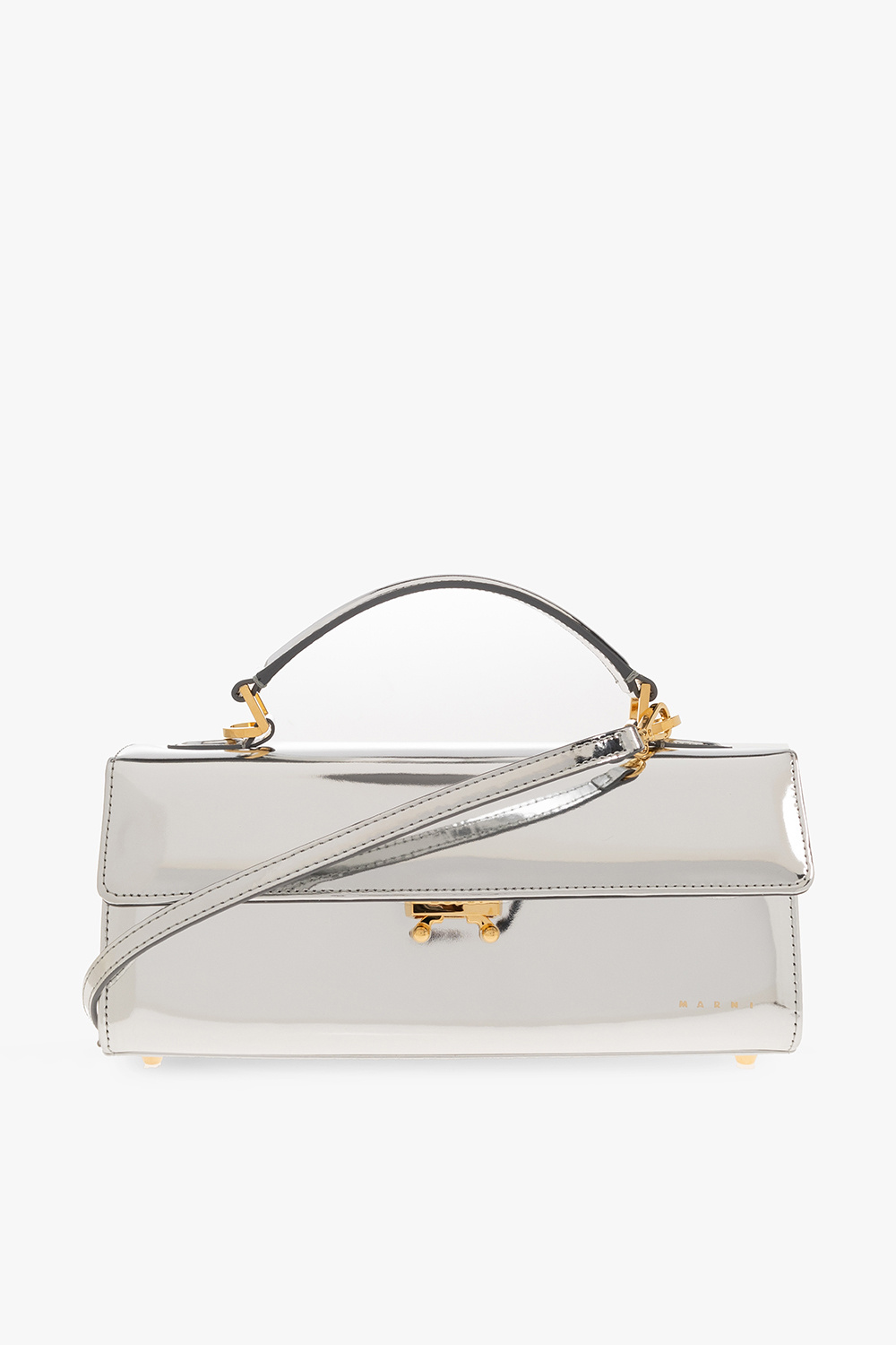 ★MARNI★ Medium Relativity Shoulder Bag Silver BMMP0113Q2P0 Marni Silver Medium Relativity Bag Marni